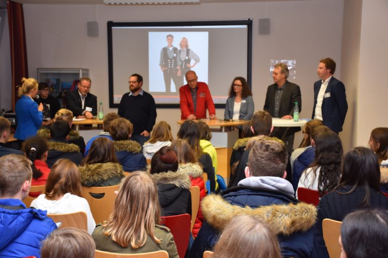 Talkshow des Vereins Chance: Azubi im Herbst 2018 in der Friesenschule Leer