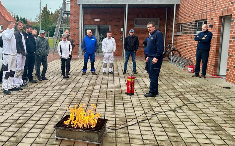 Brandschutzhelfer Lehrgang in Bunde