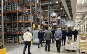 Besichtigung des Maler-Großhändlers Egbert Wilts in Leer