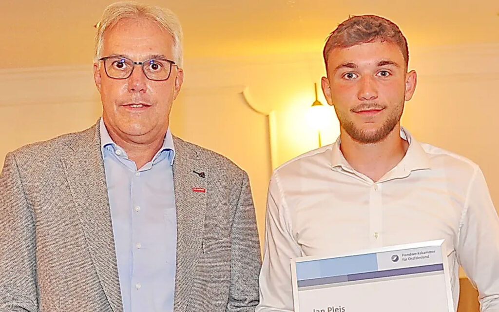 Auszeichnung Jan Pleis