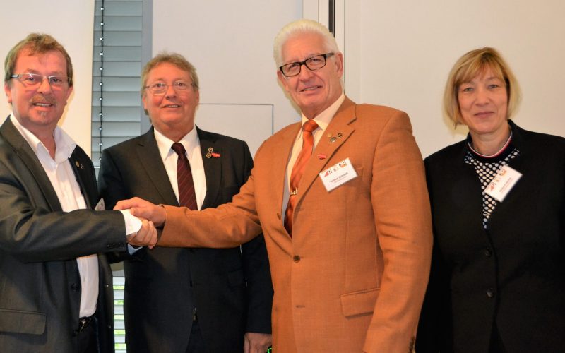 Die neue Leitung des ZVR: (v.l.n.r.) Vizepräsident Peter-Hermann Todt, Präsident Harald Gerjets, Vizepräsident Helmut Schmidt und Geschäftsführerin Heike Fritsche