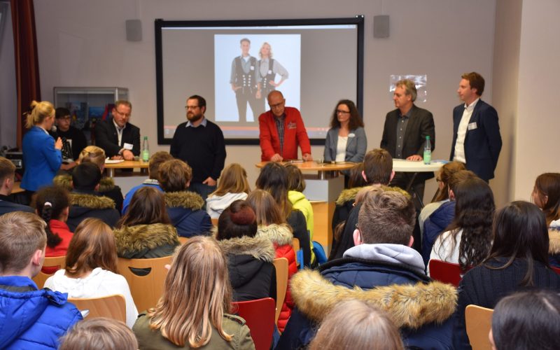 talk2018 Talkshow des Vereins Chance: Azubi im Herbst 2018 in der Friesenschule Leer